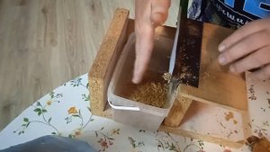 Резка табака из брикетов
