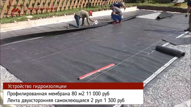 Плитный фундамент 6 х 12 Цена 407 000 рублей | Монолитные Решения www.фундамент21.рф смотреть онлайн