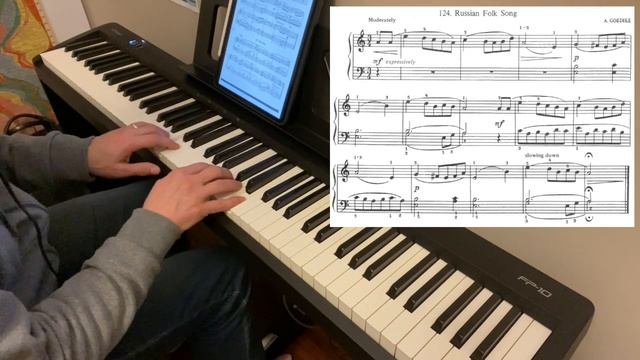 124. Russian Folk Song (Русская народная песня)