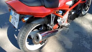 Сток выхлоп на Сузуки Бандит 400