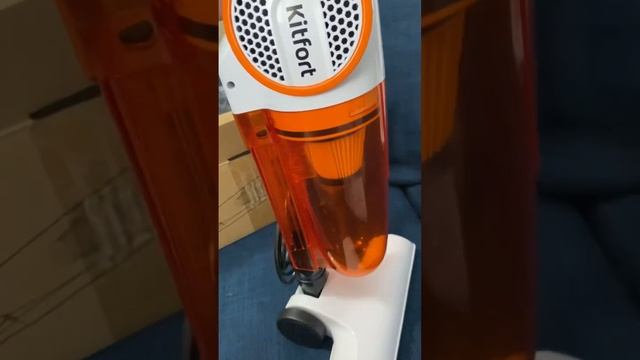 Обзор вертикального пылесоса Kitfort Kt-523-1 смотреть онлайн