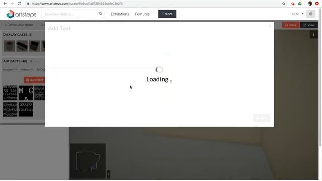 Artsteps adding and formatting text смотреть онлайн
