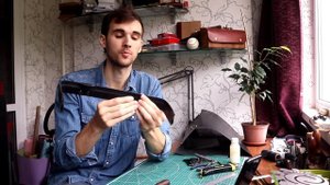 Кожаная сумка - саквояж своими руками + выкройка