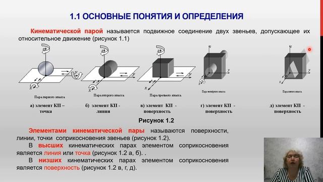 Теория механизмов и машин - (ТММ 1.1). Основные понятия и определения