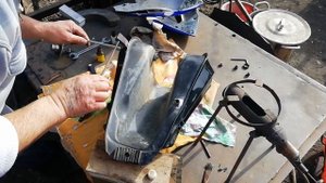 Irbis TTR 250R_Пайка бака_