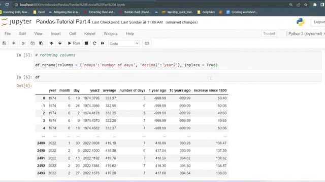 Renaming Index labels and Column names | Pandas Tutorial Part 4 | Data Analysis using Python