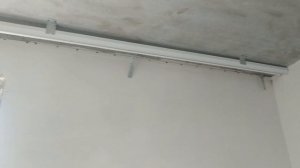 Монтаж скрытой гардины ПК5