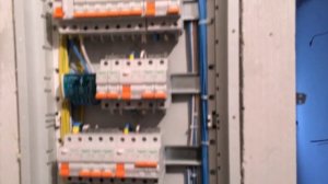 Установка соединительной муфты на вводной кабель