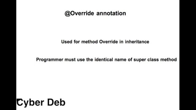 What is annotation in java