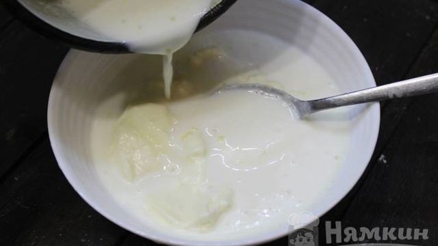 Творожный десерт с желатином и какао