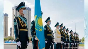 Видеоролик «Государственные символы Республики Казахстан». Библиотека-филиал №10 села Есенгельды.