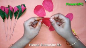 How to make gladiolus flowers with paper - Gladiolus paper flower decoration