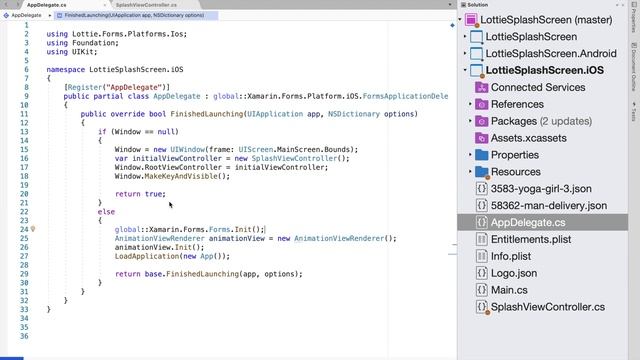 Xamarin Forms iOS Splash Screen смотреть онлайн