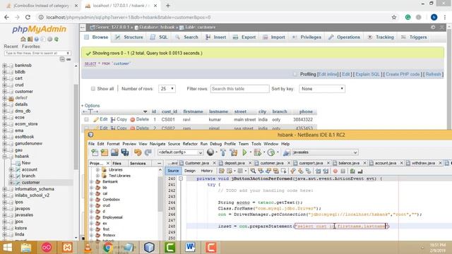 Banking Management System in Java part 8