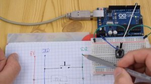 Подключение кнопки к arduino