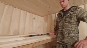 21.01.23. Баня. Выдвижной полок. Как это работает? Чем это удобно и какие есть недостатки?