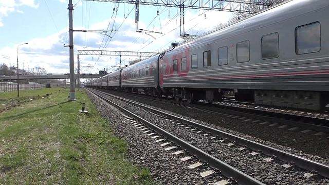 Электровоз ЭП2К-331 (ТЧЭ-6) со скорым поездом №071Г Чебоксары - Москва. смотреть онлайн