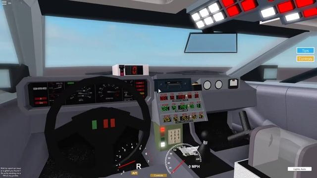 Travelling in the Delorean on Roblox! смотреть онлайн