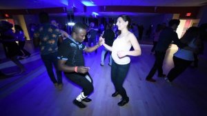 Junior & Kristina Bachata Social Dancing @ Black Mamba Salsa Social