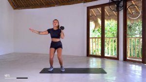 50 MIN FULL BODY HIIT WORKOUT With Weights (Build Strength At Home)
