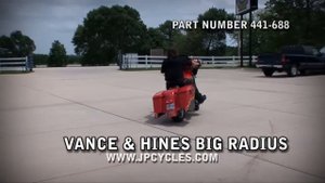 Vance and Hines Big Radius 2 into 2 Exhaust system for your motorcycle from J&P Cycles