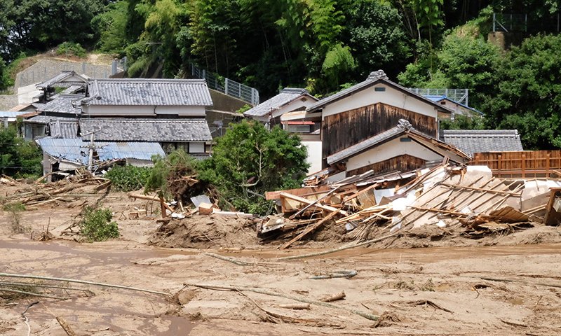 В Японии разлив рек привел к наводнениям / События на ТВЦ