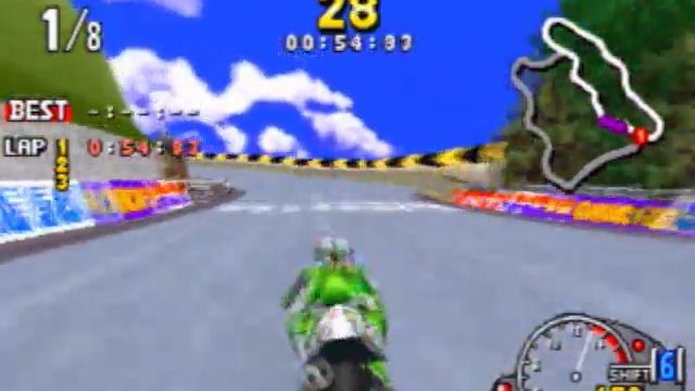 Manx TT Super Bike Game Sample - Sega Saturn смотреть онлайн