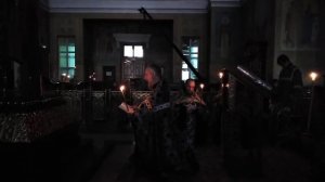 Коленопреклоненнаая молитва перед Распятием Господа нашего Иисуса Христа. Пассия.28.03.2021.