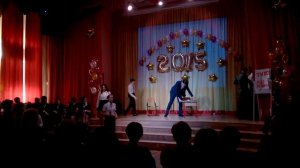 Последний звонок. 11"В". 7.  Сценка ЕГЭ и песня классному руководителю