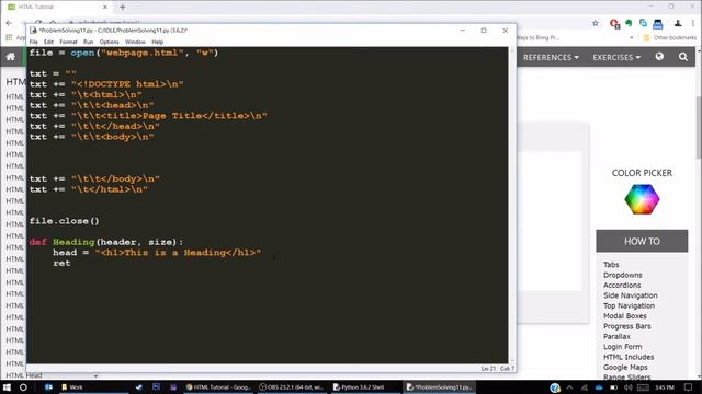 Generating HTML files with Python (Urdu/Hindi)