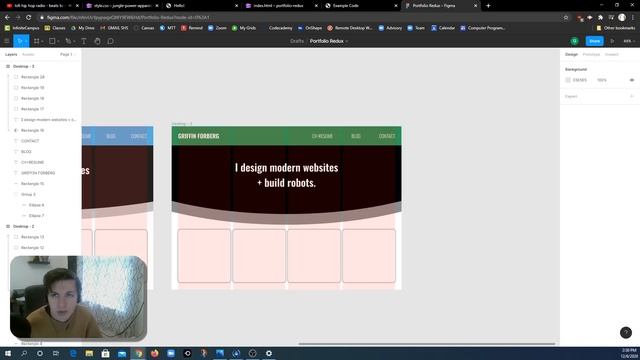Web Dev Portfolio - Figma to Glitch [Part Two]