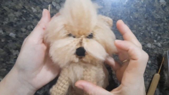 [PASSO A PASSO] Yorkshire amigurumi. Mini Yorkshire amigurumi pelos e tosa.
