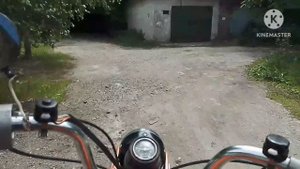 Сколько проедет мопед Карпаты на закрытом кранике часть2