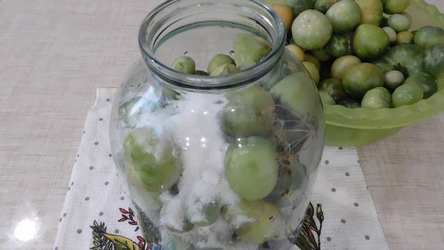 Готовлю каждый Год. Улетают ПЕРВЫМИ! Соленые Хрустящие ЗЕЛЕНЫЕ ПОМИДОРЫ на ЗИМУ!!!