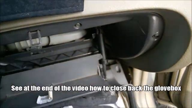 Volvo S60 V70 Glove box damper permanent fix 2001-2004 смотреть онлайн