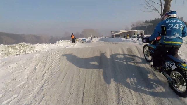 Зимний Мотокросс Эндуро и Сноубайк Новокузнецк Шерегеш смотреть онлайн
