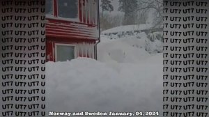 Latest in Norway and Sweden! Historic Snow storm in 2024