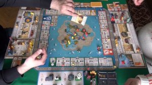 306 Эпохи 2/2 часть - играем в настольную игру. Tapestry board game.