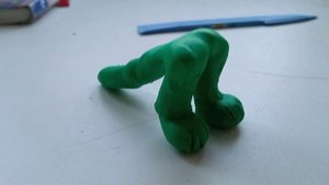 крокодил? гена из пластилина