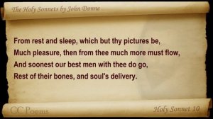 Holy Sonnet 10 by John Donne