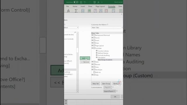 Excel tip to create a form