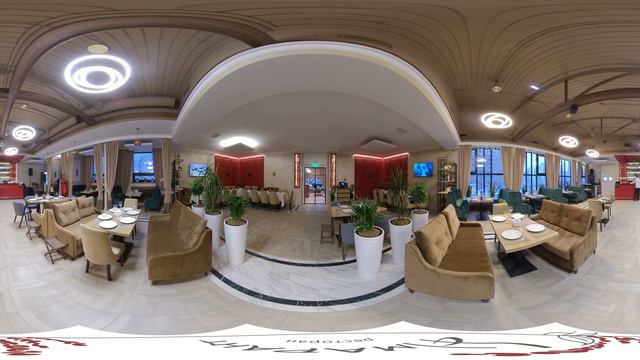 Ресторан "Амарант" Обзор зала - панорама 360°
