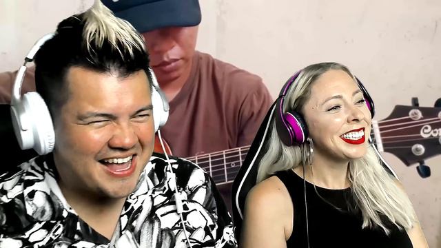 Americans REACT to "Alip Ba Ta - Goosebumps theme song" THE WOLF HUNTERZ Jon and Dolly #reaction
