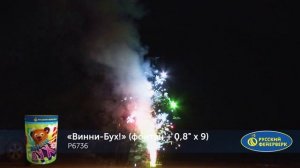 Фейерверк + фонтан Р6736 "Винни-Бух!" (0,8" х 9 залпов)