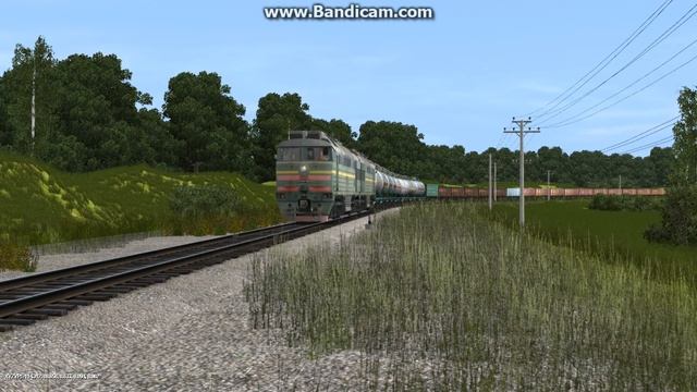 тепловозы 2ТЭ116-1662(А) и 2ТЭ116-1629 смотреть онлайн