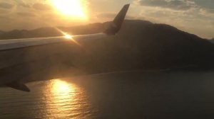 Посадка в аэропорту Даламан  Турция  Мармарис 2019 / Landing at the airport Dalaman
