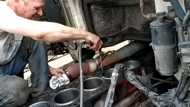 #9 камминс15 установка ГБЦ смотреть онлайн