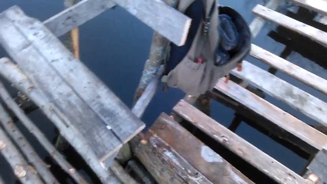 Завершенный вариант. Рыболовные подмостки или мост для рыбалки.