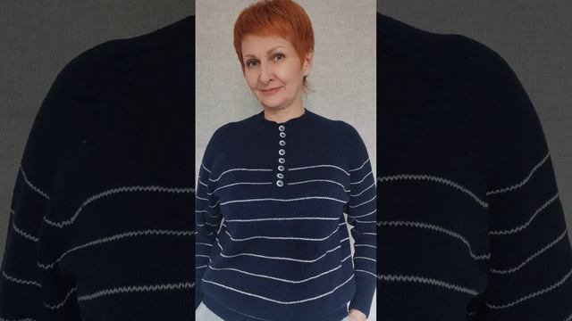 Джемпер на вязальной машине. смотреть онлайн