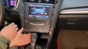 How to remove car radio Sync. Ford Fusion/Mondeo. Демонтаж штатної магнітоли Sync Форд Фьюжн/Мондео